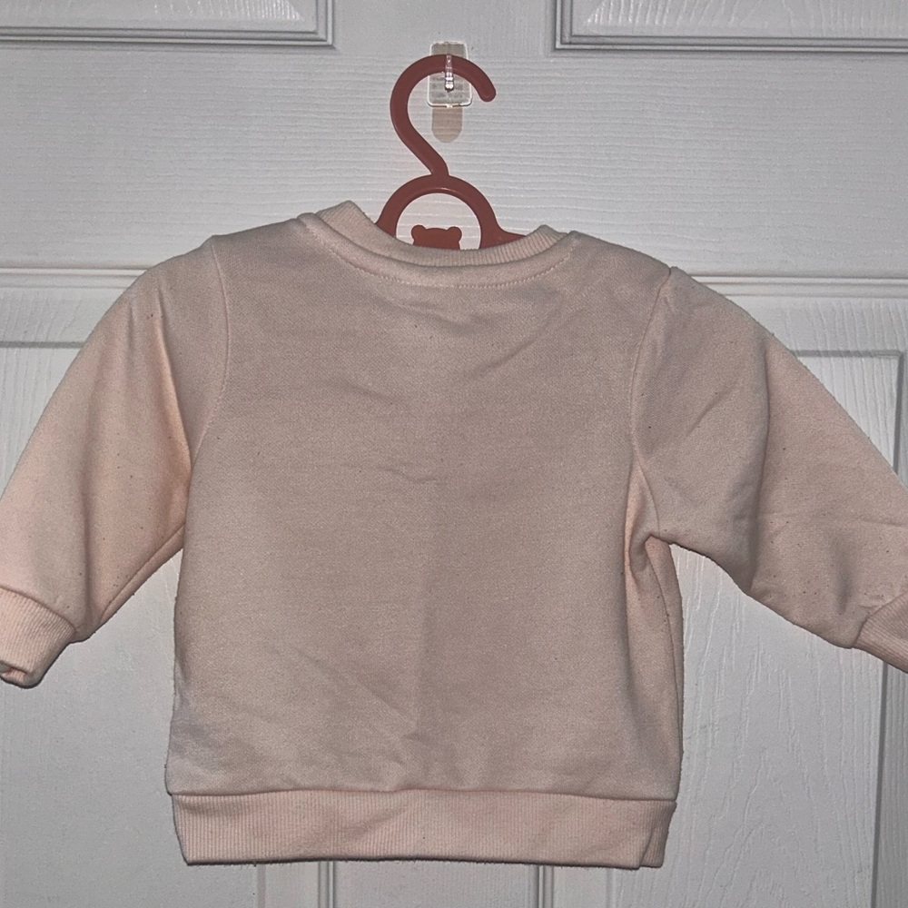 Disney Pooh Light Pink Toddler Sweater - Picture 2 of 4